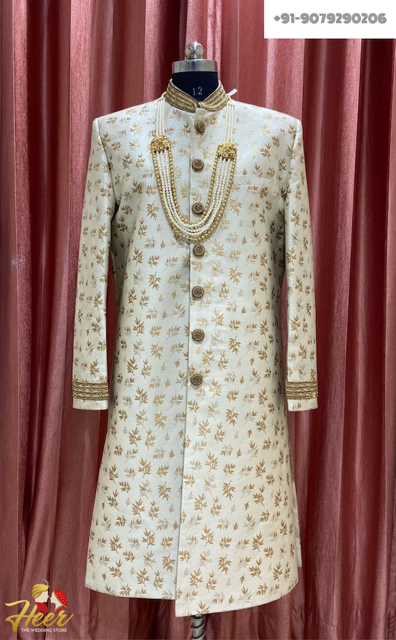 Punjabi store groom sherwani