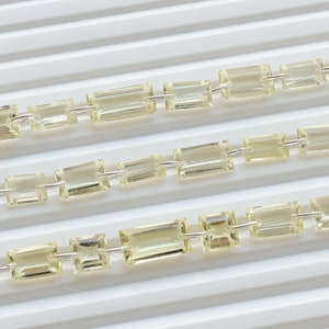 10 stuks orthoklaas stokbrood en vierkante stapgeslepen facetkralen natuurlijke edelsteen | 14,5x8x5 tot 7x5x3MM | Orthoklaas voor het maken van sieraden