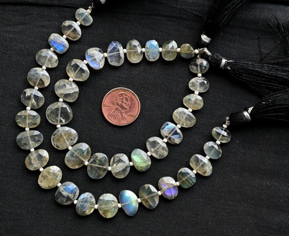 Gems For Jewels Perline Tonde Sfaccettate Labradorite Da Donna - Foto 10