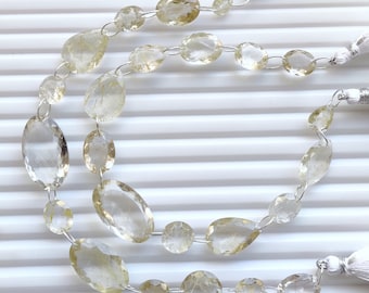 12 Pieces Golden Rutile Quartz Faceted Mix Cut Beads Natural Gemstone Briolette Double Drill Beads Line | Rutile Beads | 20x13x8 to 8x6x5 mm