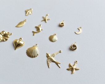 Stamped 14 Karat Gold Filled Pendants - Exquisite 14KGF
