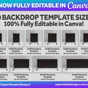 Canva Step and Repeat Backdrop Templates in 12 Designs 10 Template Canva Step and Repeat Backdrop Templates in 12 Designs 10 Template