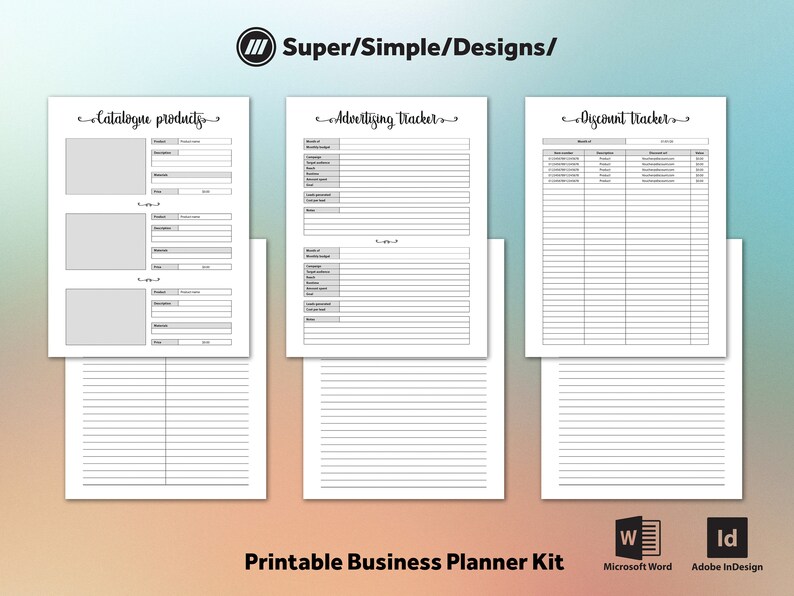 printable-digital-business-planner-template-kit-simple-clean-etsy