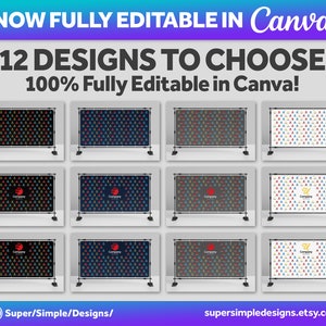 Canva Step and Repeat Backdrop Templates in 12 Designs 10 Template Canva Step and Repeat Backdrop Templates in 12 Designs 10 Template