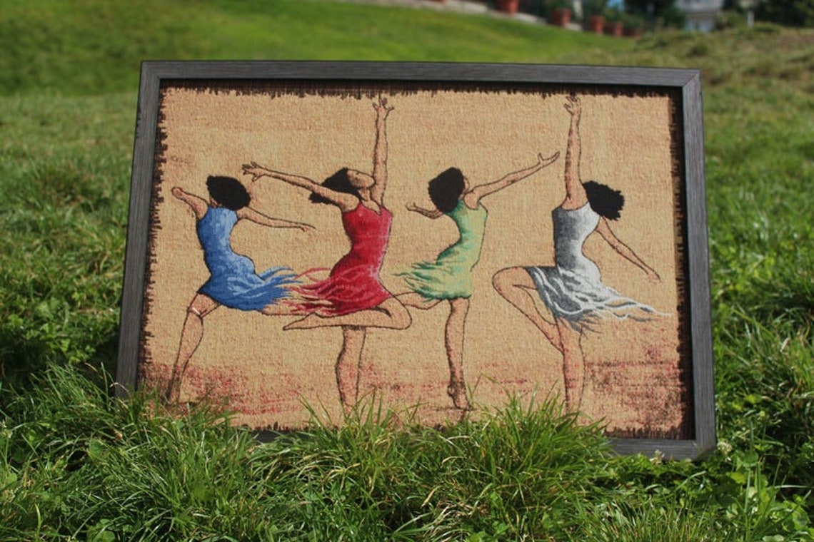 The Dancer Girls Tapestry Gobelin Tapestry Wall Art Wall Etsy