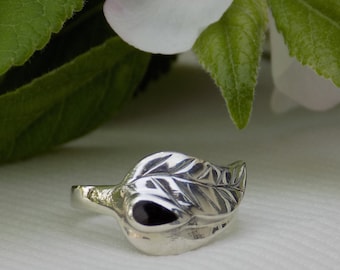 VINTAGE 925 STERLING SILBER Onyx Ring.17mm.925 Zilver Onyx Ring.Vintage Silber Geschenk Schmuck.Sterling Silber Retro Ring.Silber Fantasy Ring!