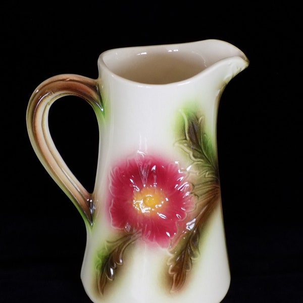 ST.CLÉMENT PICHET Pavot 7530.French St.Clément Majolica Pitcher.Vintage Jug.Schenkkan Keramiek.Vintage French Pottery.Poterie Francais.Mint!