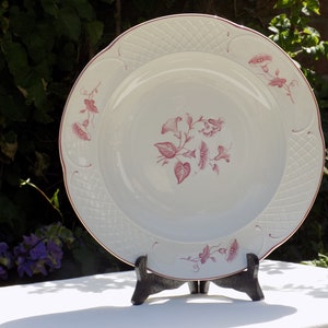 VILLEROY & BOCH VAL Rouge Platter 31cm. Villeroy Boch Porcelain Plate.Vintage Villeroy Boch Plate.Round Dish Boch.Excellent Condition