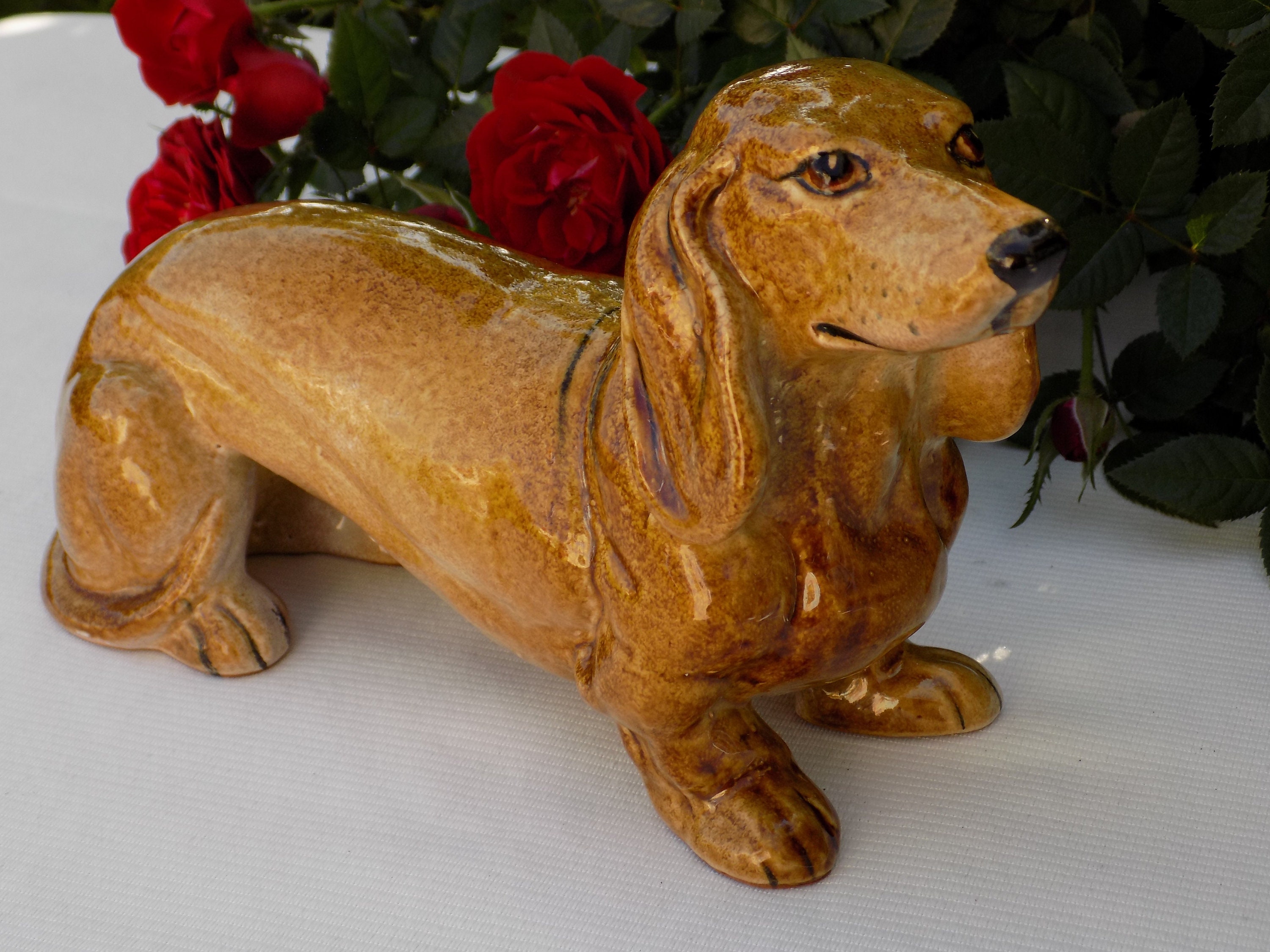 VINTAGE CERAMIC Dachshund.dog Lovers Gift Present.dachshund Etsy