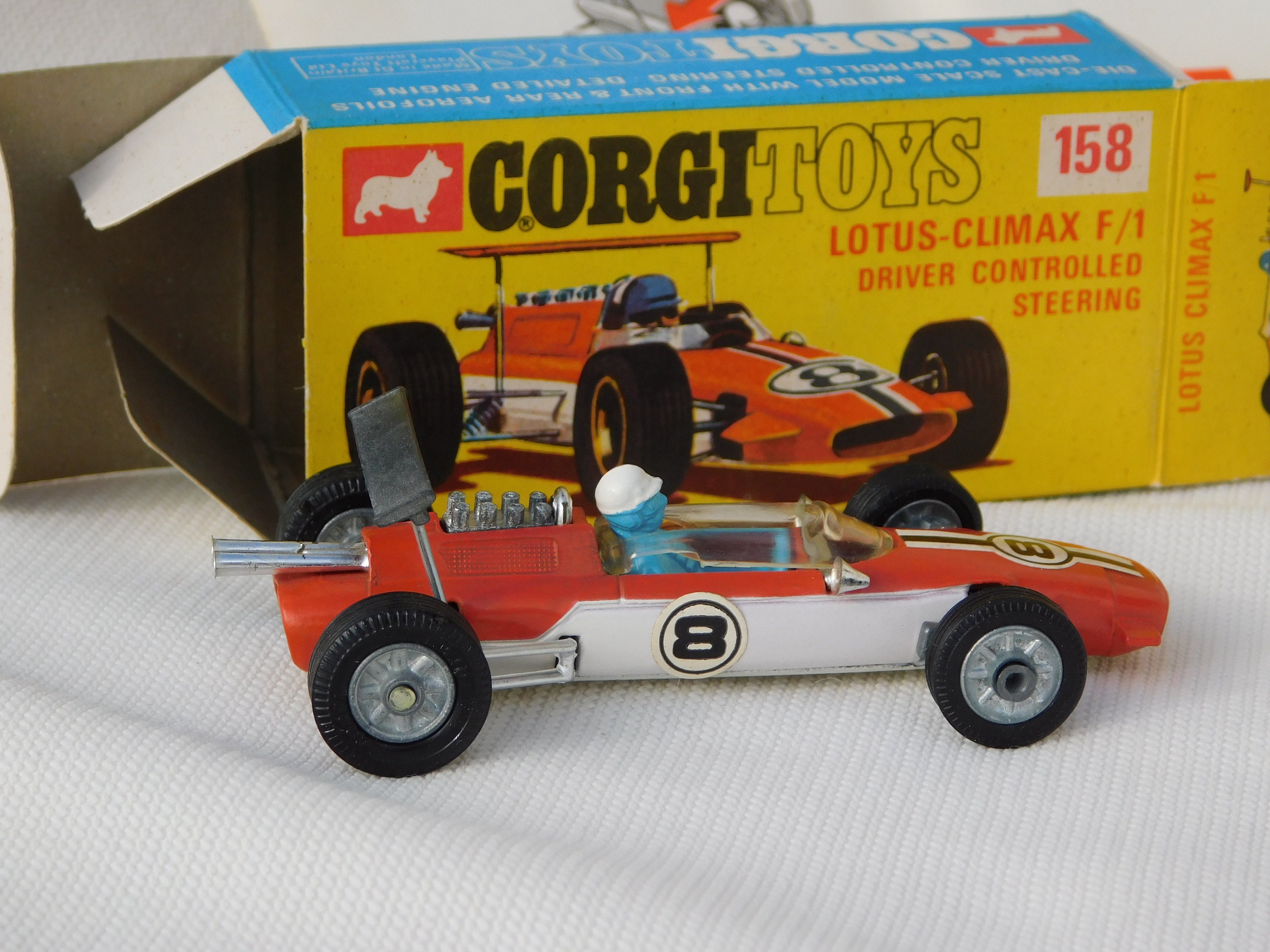 CORGI TOYS 158 LOTUS Climax F/1 Mint in Box.mint Scale Model.100