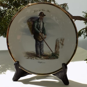 METIERS OF VIEUX Paris Chiffonnier.Collecting Plate . Porcelain Chiffonnier Plate.Verzamelaarsbord Ambachten Parijs.Sammelteller.Nice!