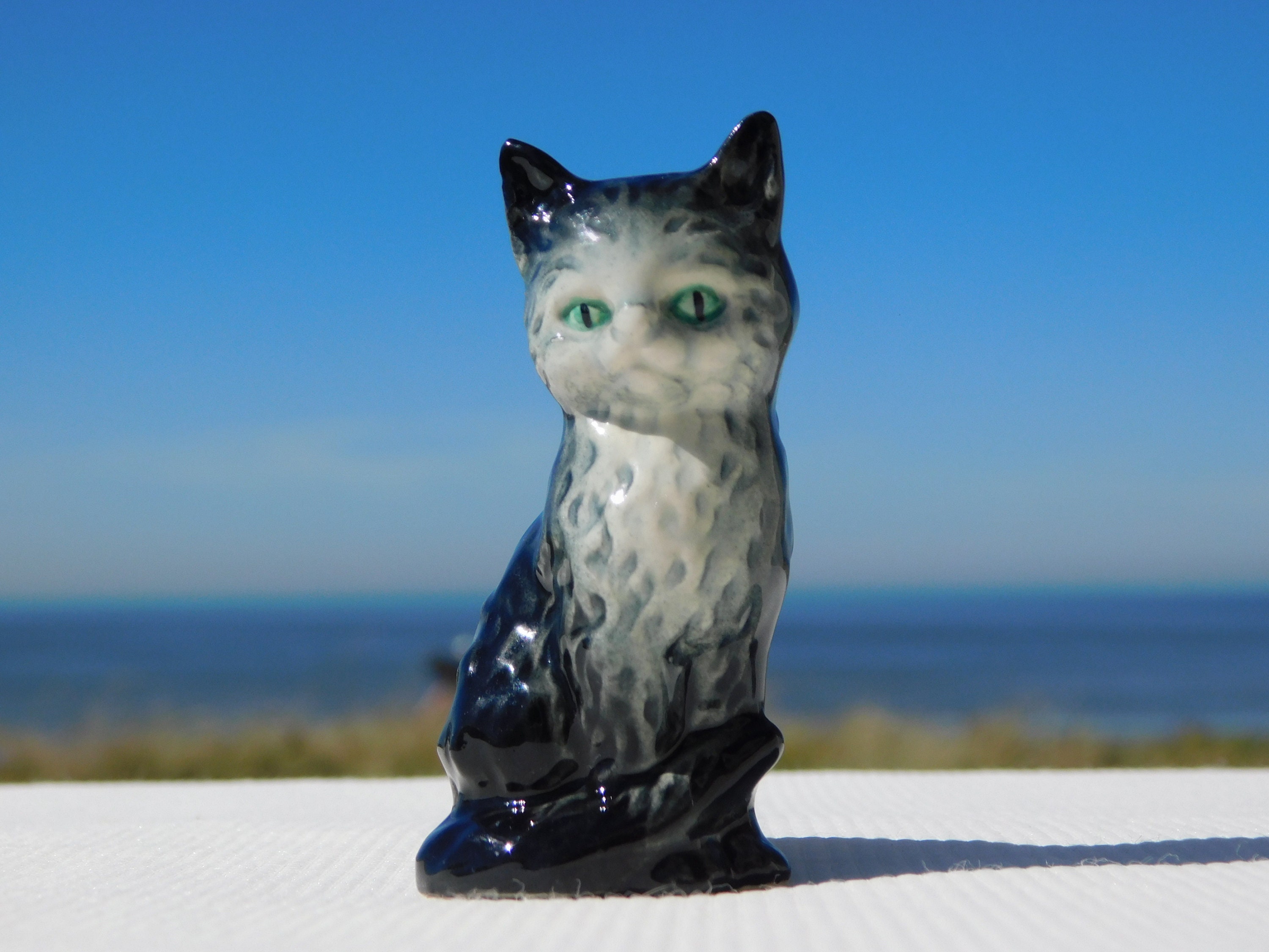 GOEBEL CAT CK 43/A .miniature Vintage Goebel West Germany Cat
