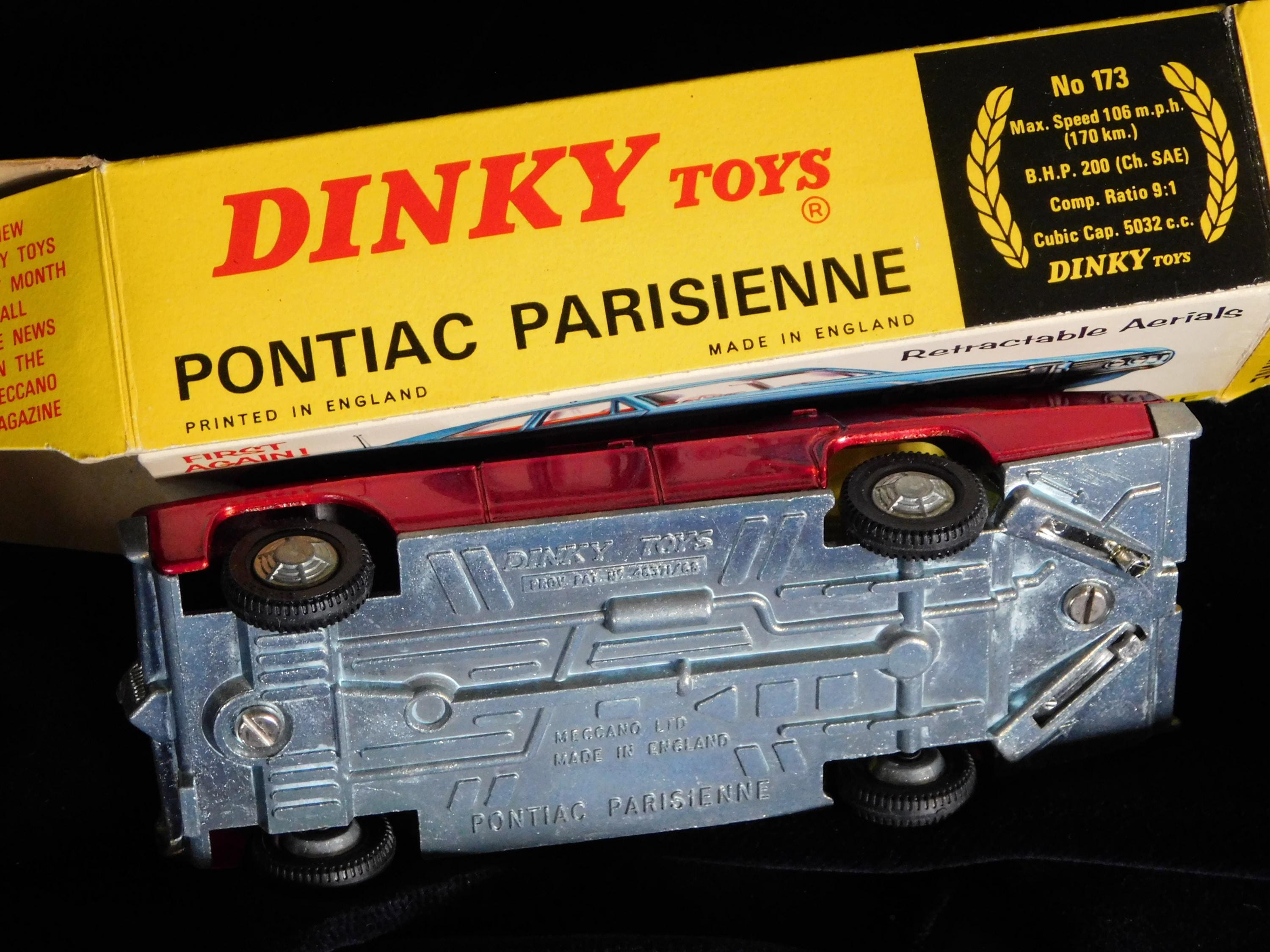 DINKY TOYS #173 ポンティアック パリジェンヌ。100% オリジナル
