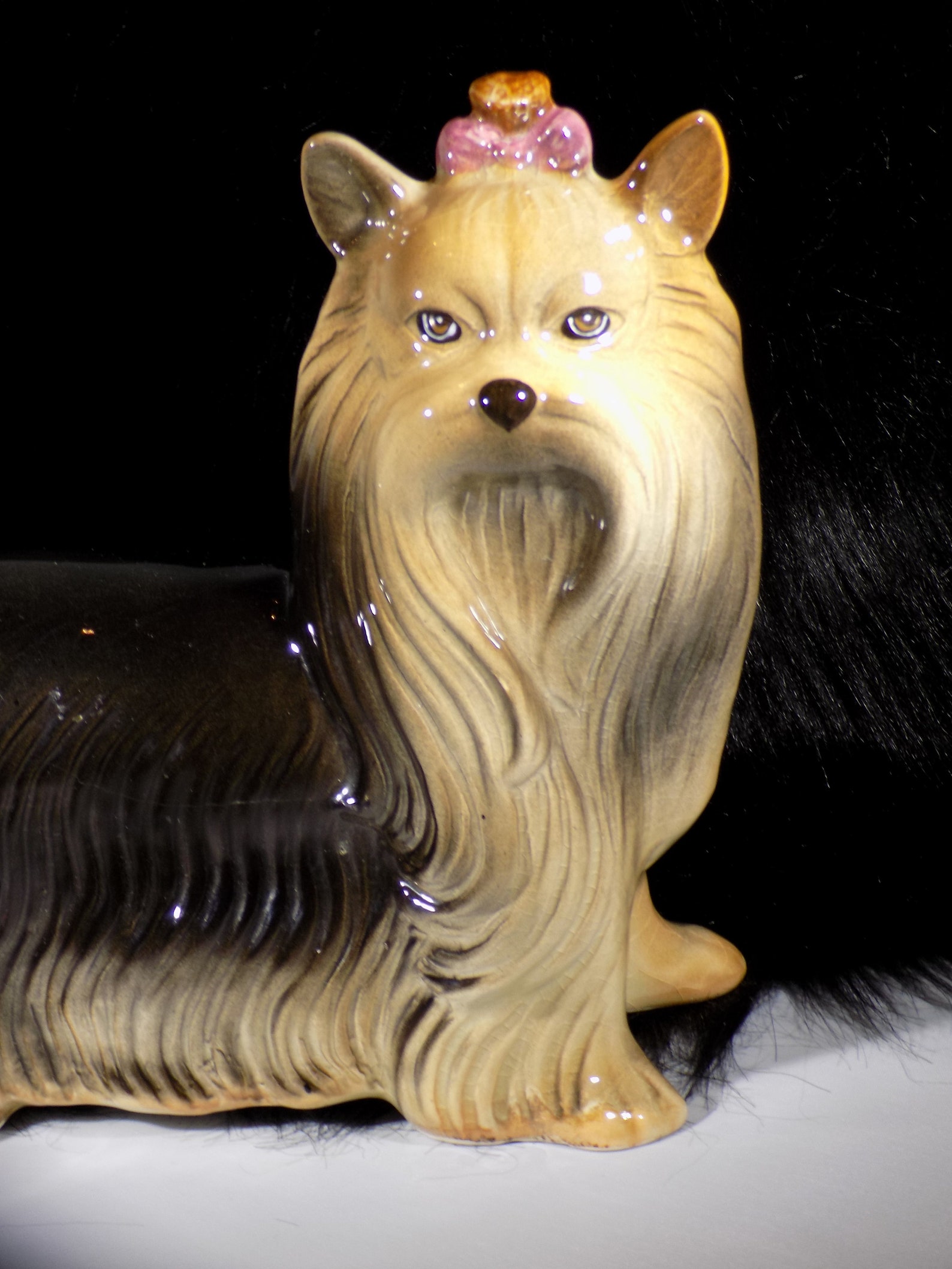 VINTAGE CERAMIC YORKSHIRE Terrier Figurine.vintage Etsy Denmark