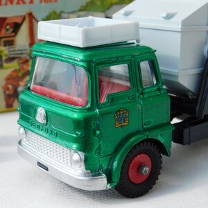 A Dinky Supertoys No. 978 refuse wagon, boxed with two bins and lids, a