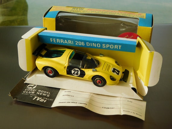 CORGI TOYS 344 FERRARI 206 Dino Sport Diecast Scale Model+
