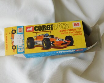 CORGI TOYS 158 LOTUS Climax F/1 Mint in Box.mint Scale Model.100