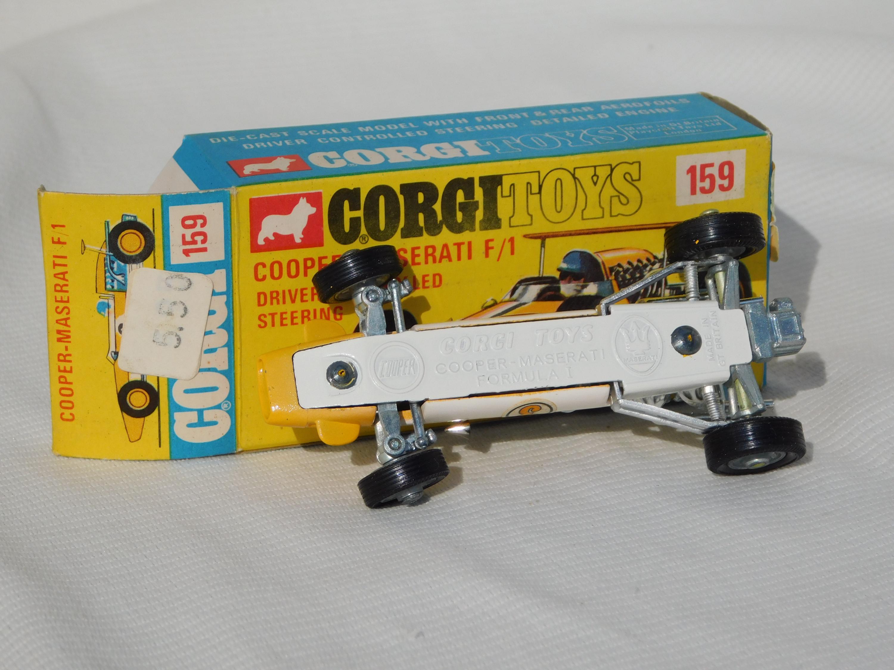 CORGI TOYS 159 COOPER Maserati F/1.100% Authentic Vintage Corgi