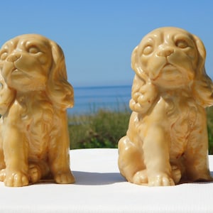 KING CHARLES CAVALIER Spaniel.Two-piece Cavalier-Kingcharlessspaniel Set.Cavalier Dog Figurines.Polyresin Figurine Dog.Dog Lovers Gift!