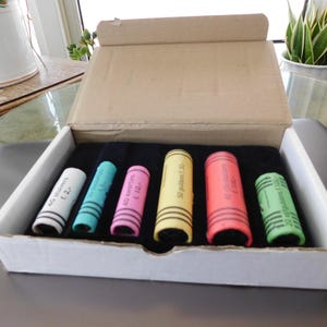 DUTCH MONEY ROLLS PACKAGE. Complete Intact 2001 Money Roll Package. Dutch Money Rolls. Beatrix Royal Mint. Royal Dutch Mint Rolls.