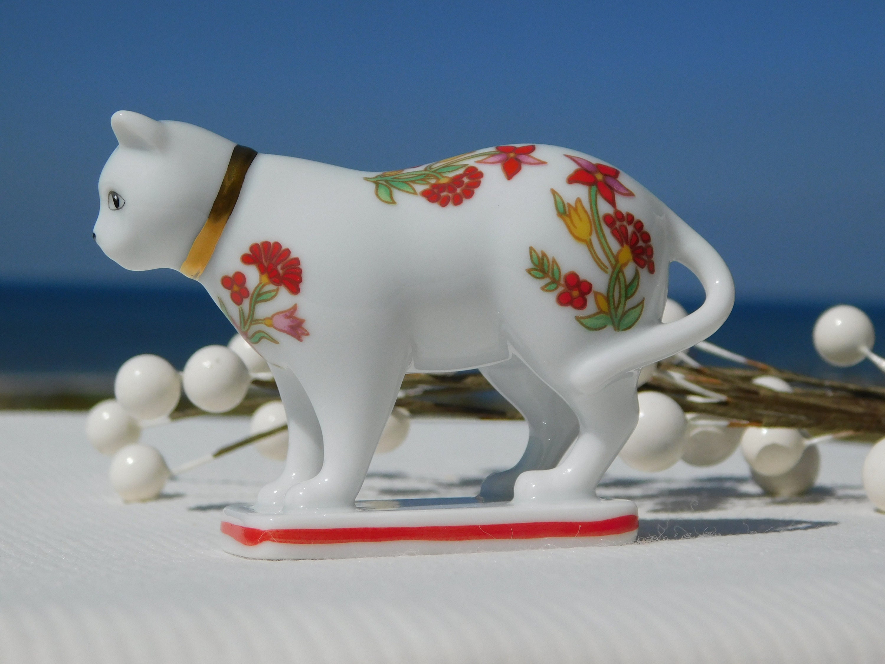 Franklin Mint Curio Cabinet Cats Figurine 9体セット