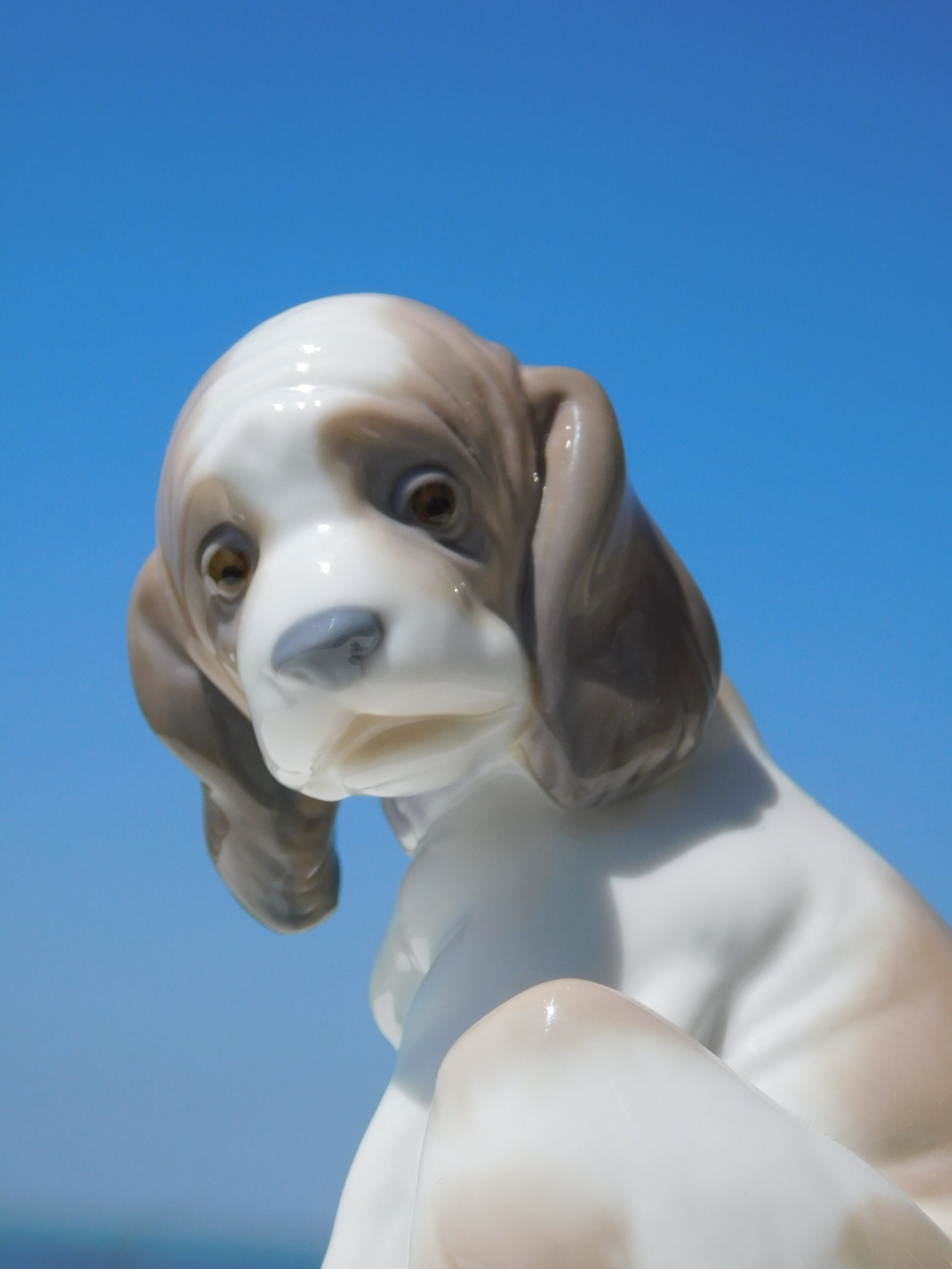 LLADRÓ #6210 GENTLE SURPRISE Dog Figurine.juan Huerta