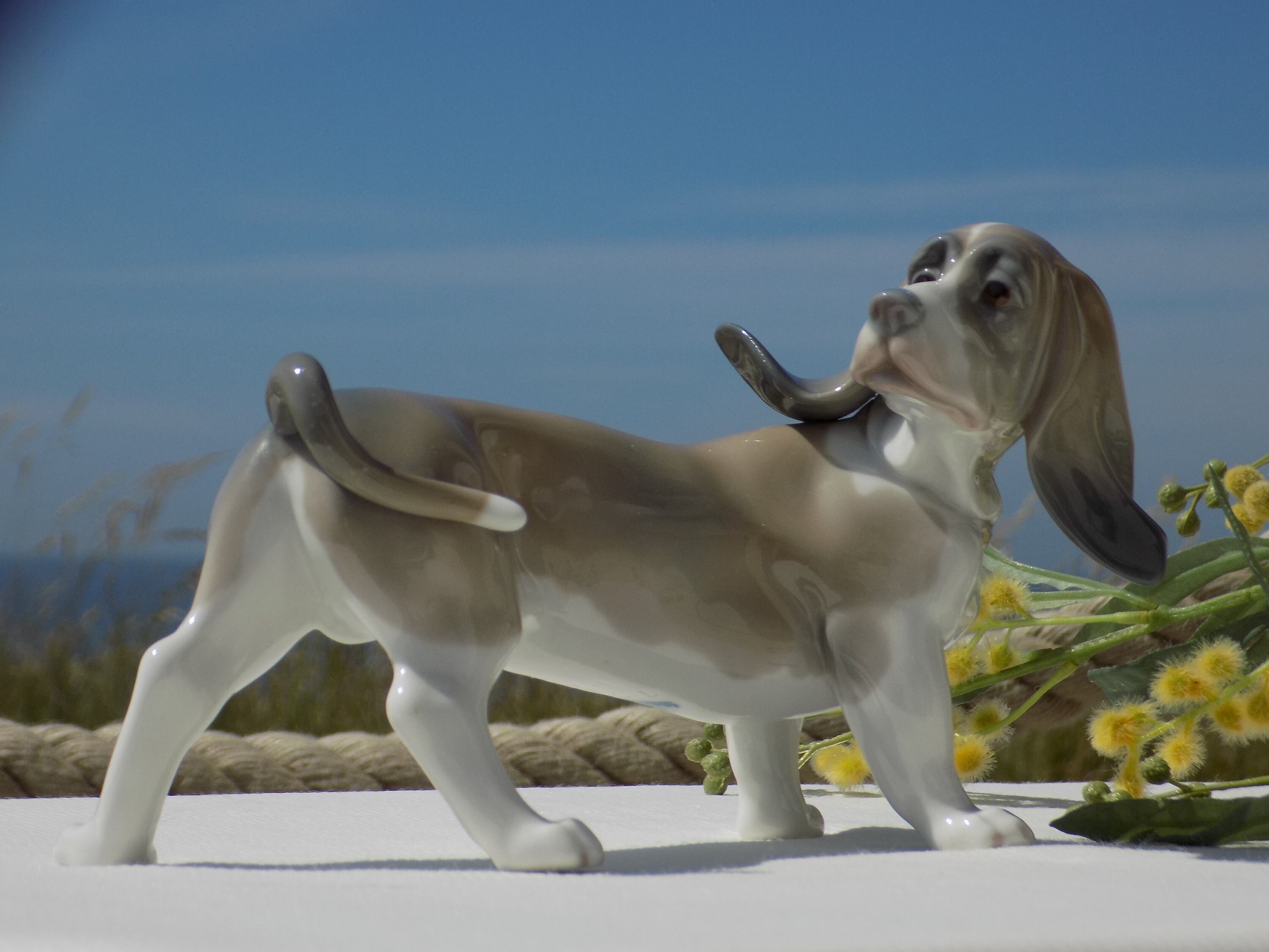 lladro with dog