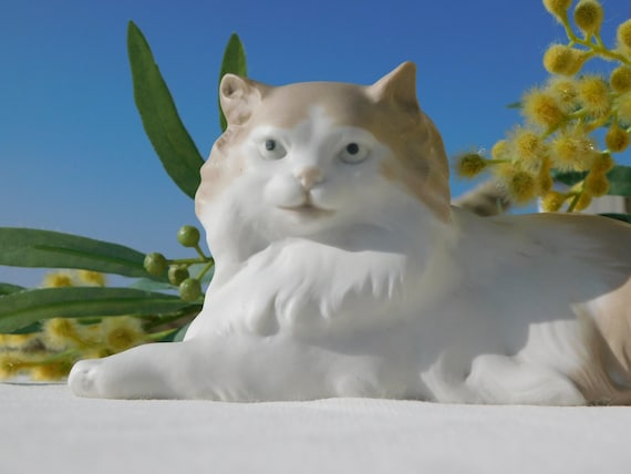 NAO PORCELAIN 猫の置物 0113.リヤドロの引退したナオ。猫愛好家