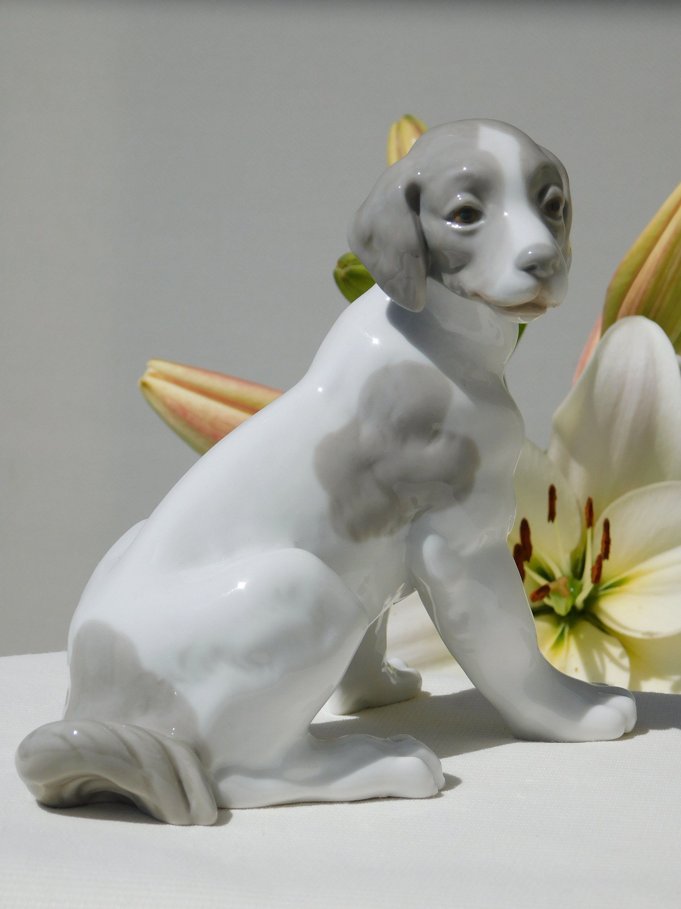 NAO BY LLADRÓ Porcelain Dog Figurine.retired Nao by Lladró Animal