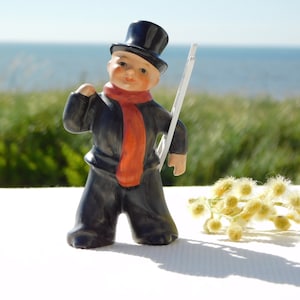 CHIMNEY SWEEP BOY Figurine.Vintage Goebel.Bonaparte Chimney Sweep.Ramoneur.Sotare.Schornsteinfeger.Lucky Chimney Sweep.Skorstensfejer!