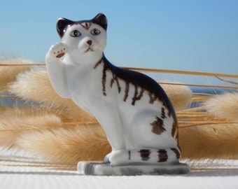 FRANKLIN MINT CURIO Cabinet Cat 1988.german Style Cat