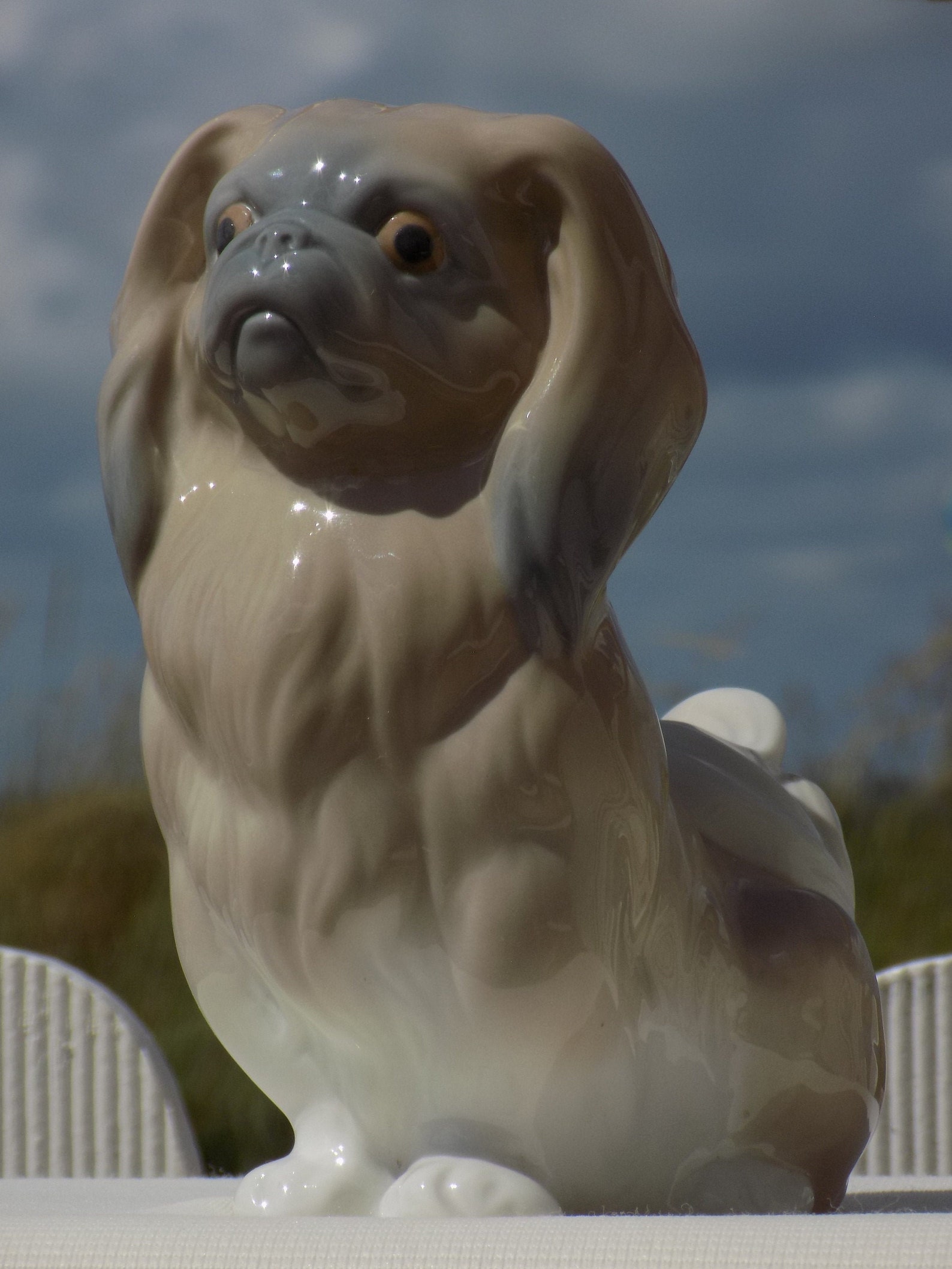 LLADRÓ 4641 PEKINGESE DOG Figurine.Lladró Spain Pekinese Etsy