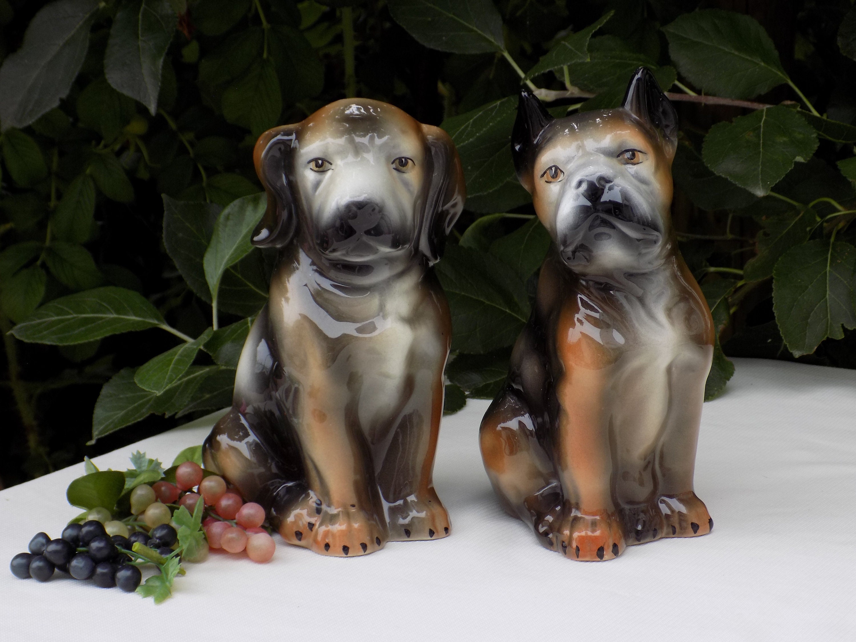 Vintage ceramic dogs - .de