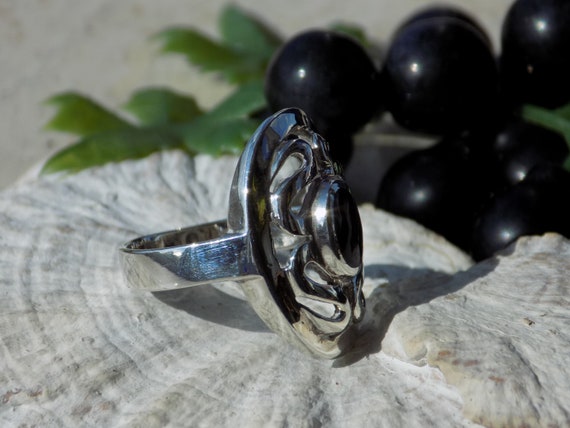 激希少　ヴィンテージ　リング　アンティーク　925 シルバー オニキス 楽天市場】ラージ オニキス リング メンズシルバー 925 大きめ 指輪