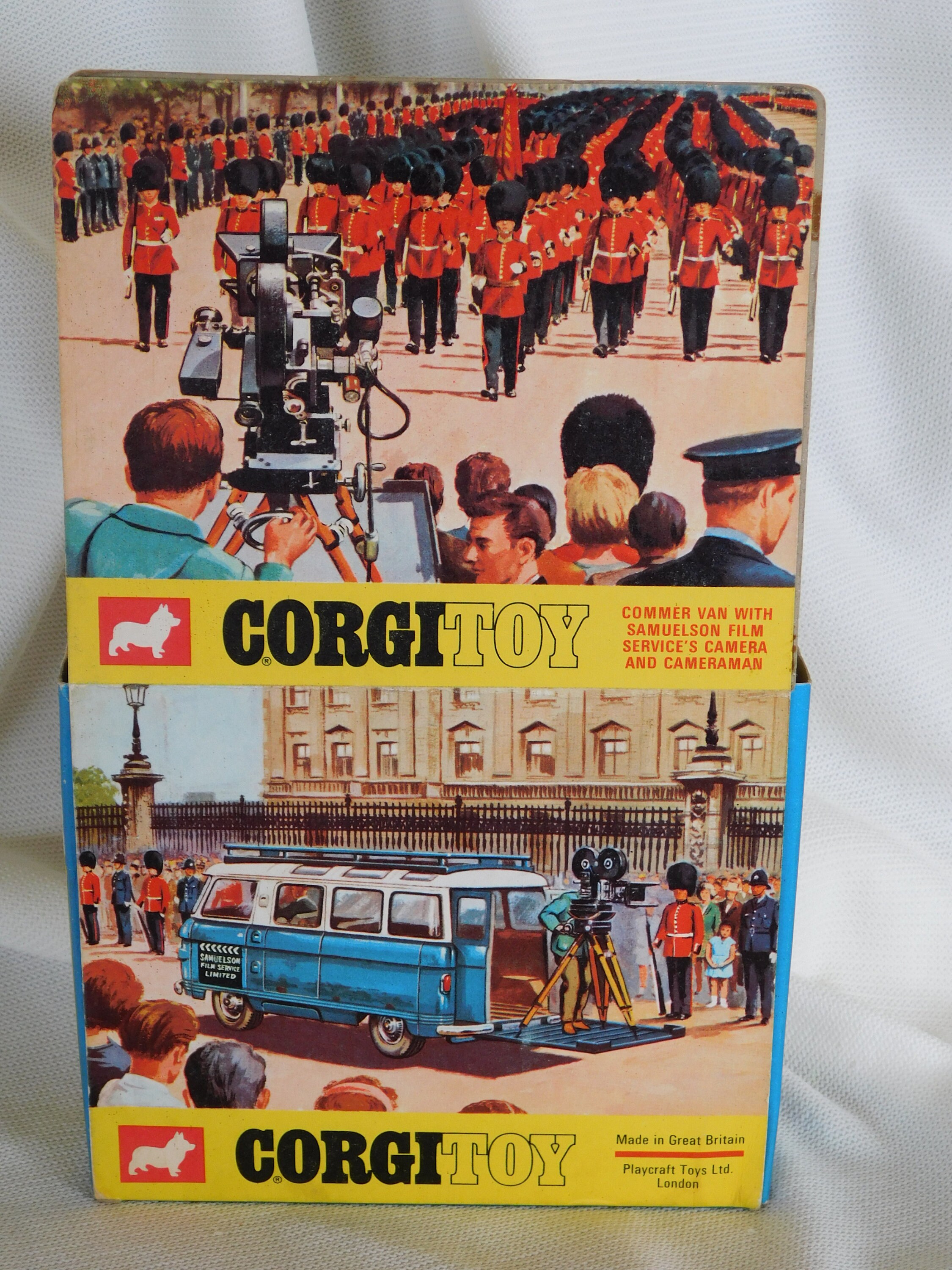 CORGI TOY 479 COMMER Van With Samuelson Film Service's