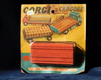 CORGI CARGOES 1486 LORRY Load Bricks.Marston Valley Brick.Vintage Corgi #1486 Bricks In Original Package! Collectible British Corgi Toys!