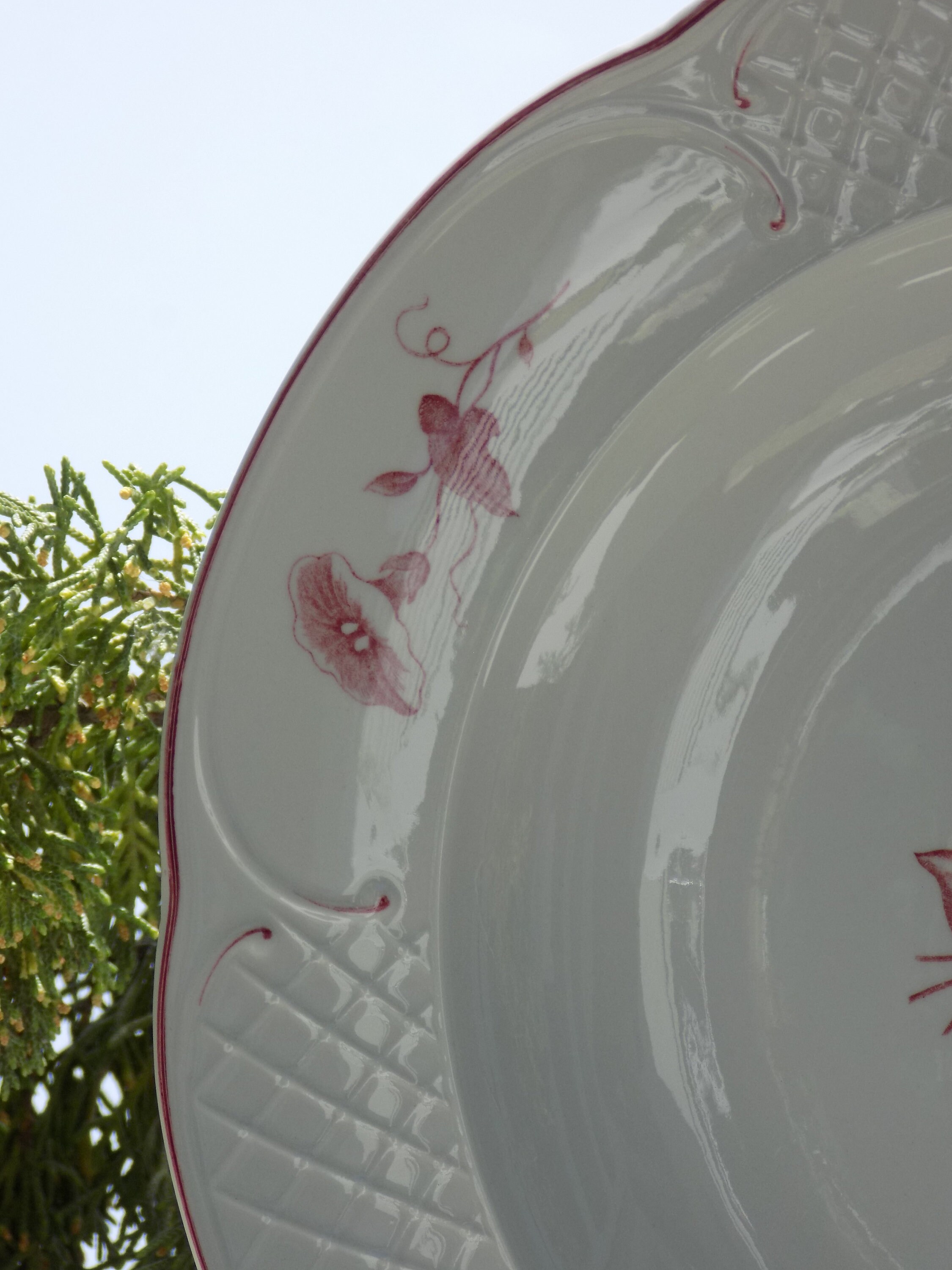 VILLEROY & BOCH VAL Rouge Platter 31cm.Villeroy Boch 磁器