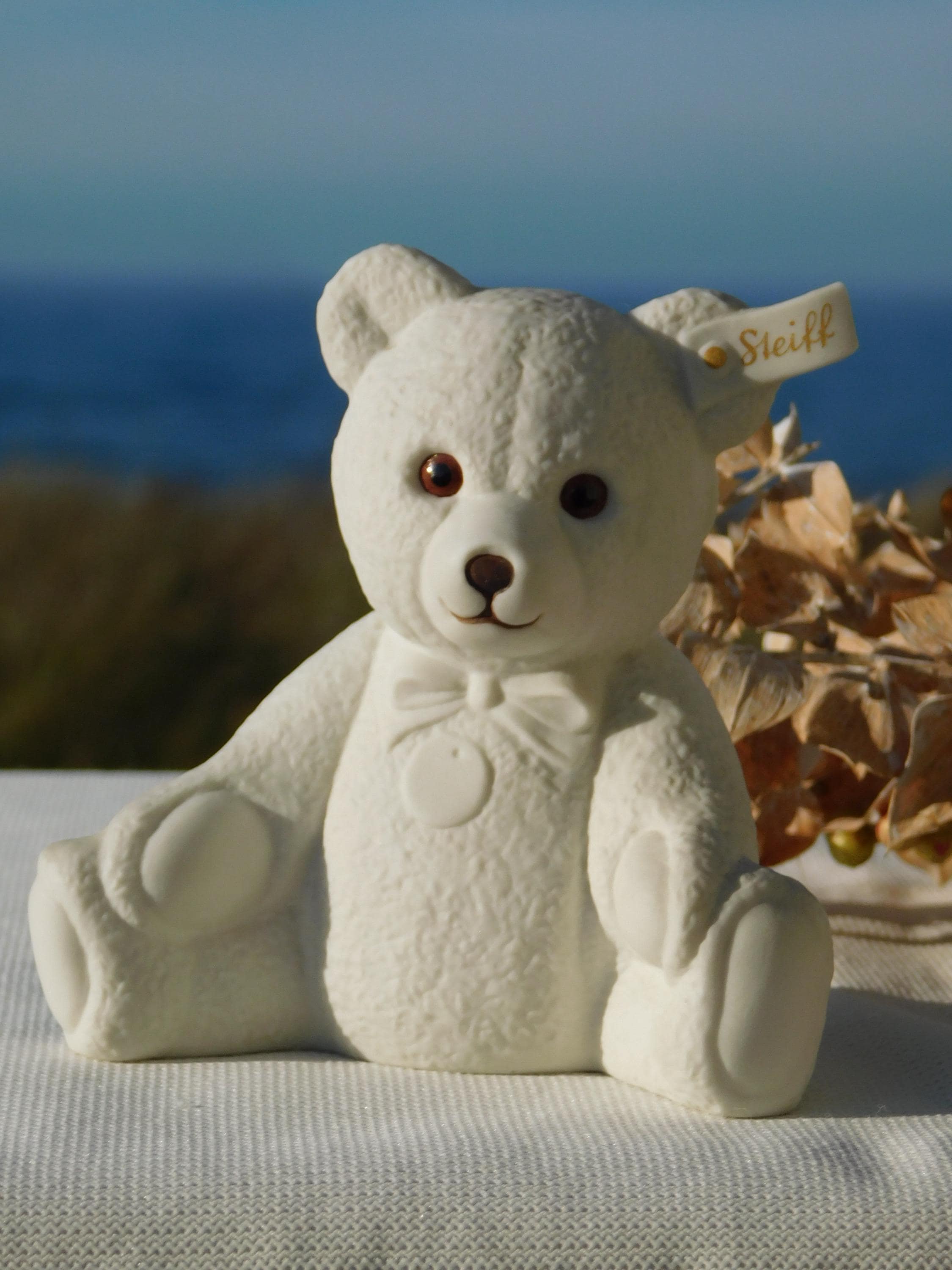 Hutschenreuther steiff ティディベア ビスクドール 陶磁器 STEIFF PORCELLANFIGUR Petsy.hutschenreuther Germany Porcelain