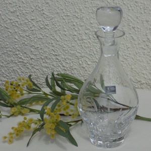 SPIEGELAU CRYSTAL MEMORY Carafe.Spiegelau Germany Crystal Decanter Memory.Handmade Crystal Carafe.Crystals Karaf.Spiegelau Germany.Good!