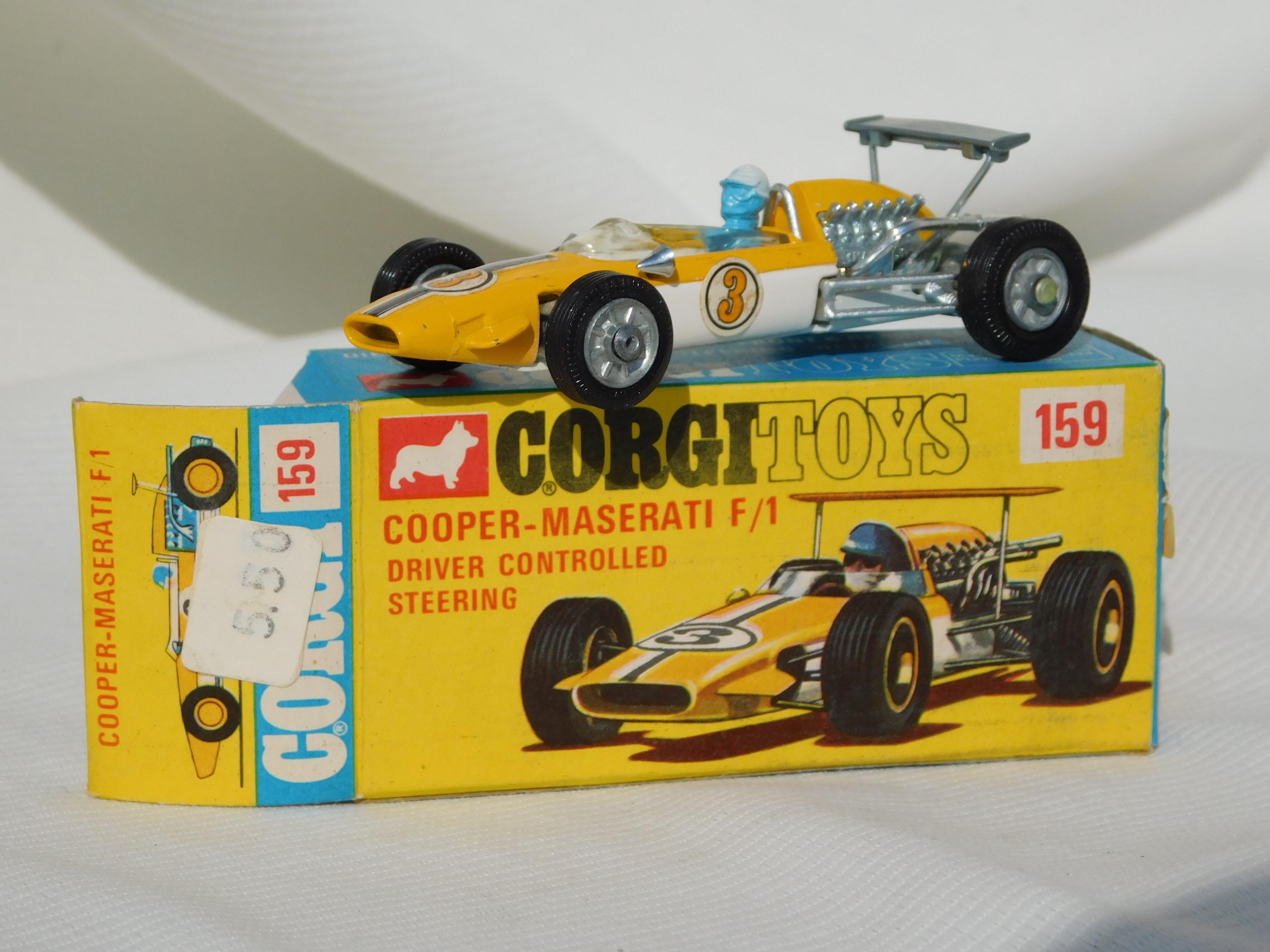 CORGI TOYS 159 COOPER Maserati F/1.100% Authentic Vintage Corgi