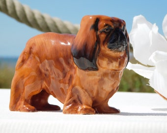 ROYAL DOULTON BEIJING DOG Figurine.Vintage Pekingese Dog.Peking Palasthund.Vintage Pekingese Figurine.Peke Lovers Gift Present.Pechinese.Dog!