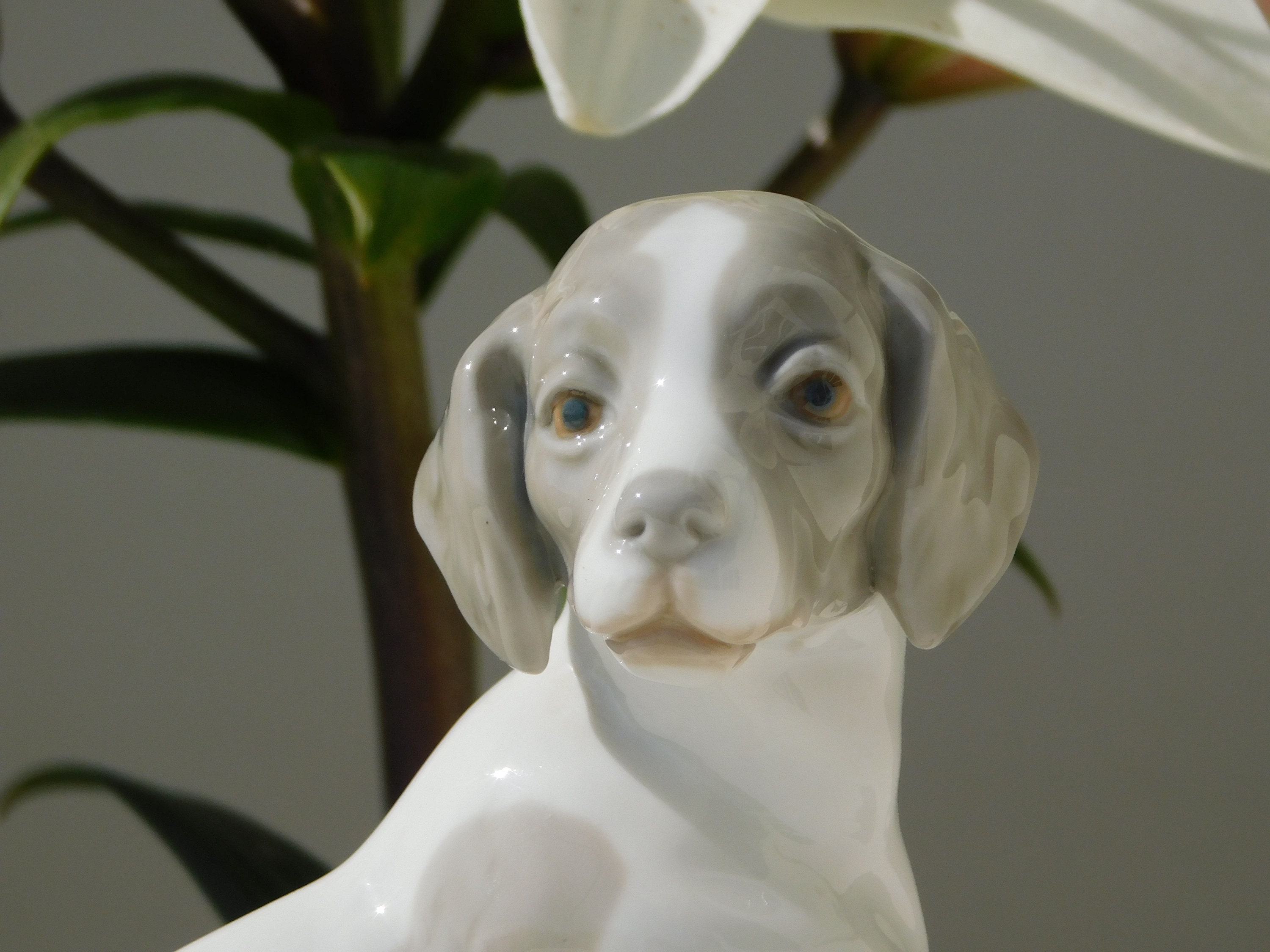 NAO BY LLADRÓ Porcelain Dog Figurine.retired Nao by Lladró