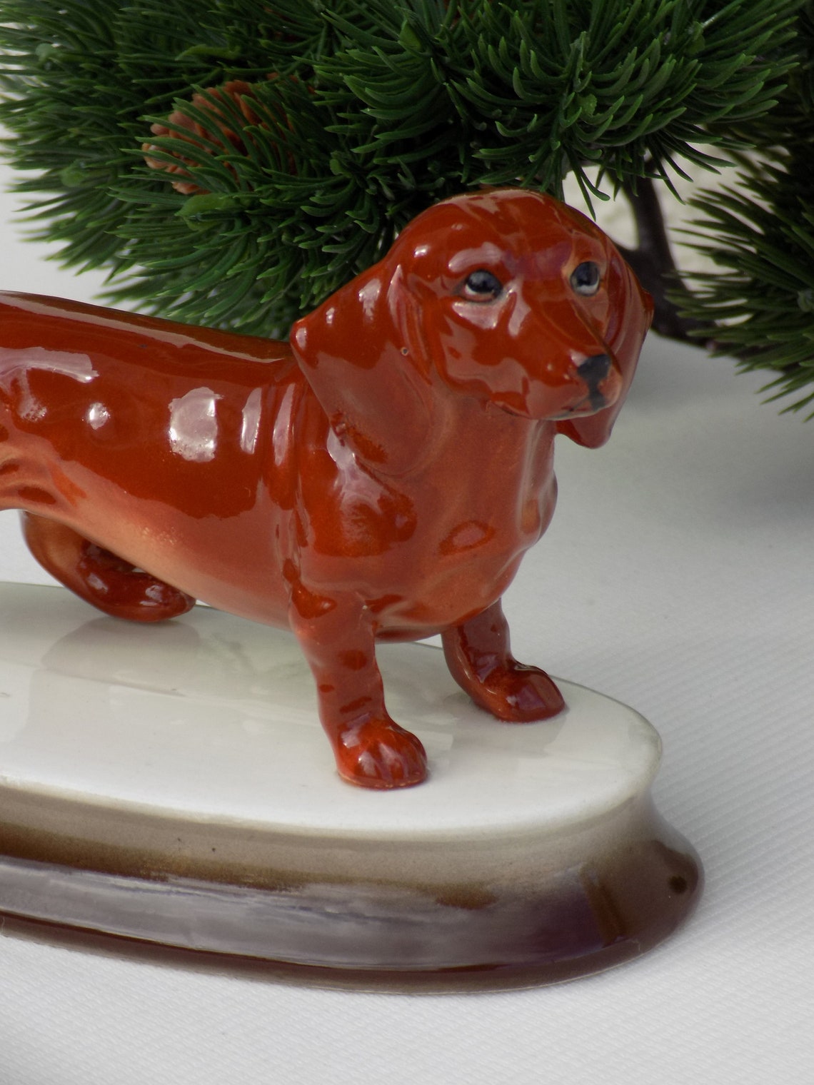 VINTAGE PORCELAIN Dachshund.porcelain Red Dachshund Etsy