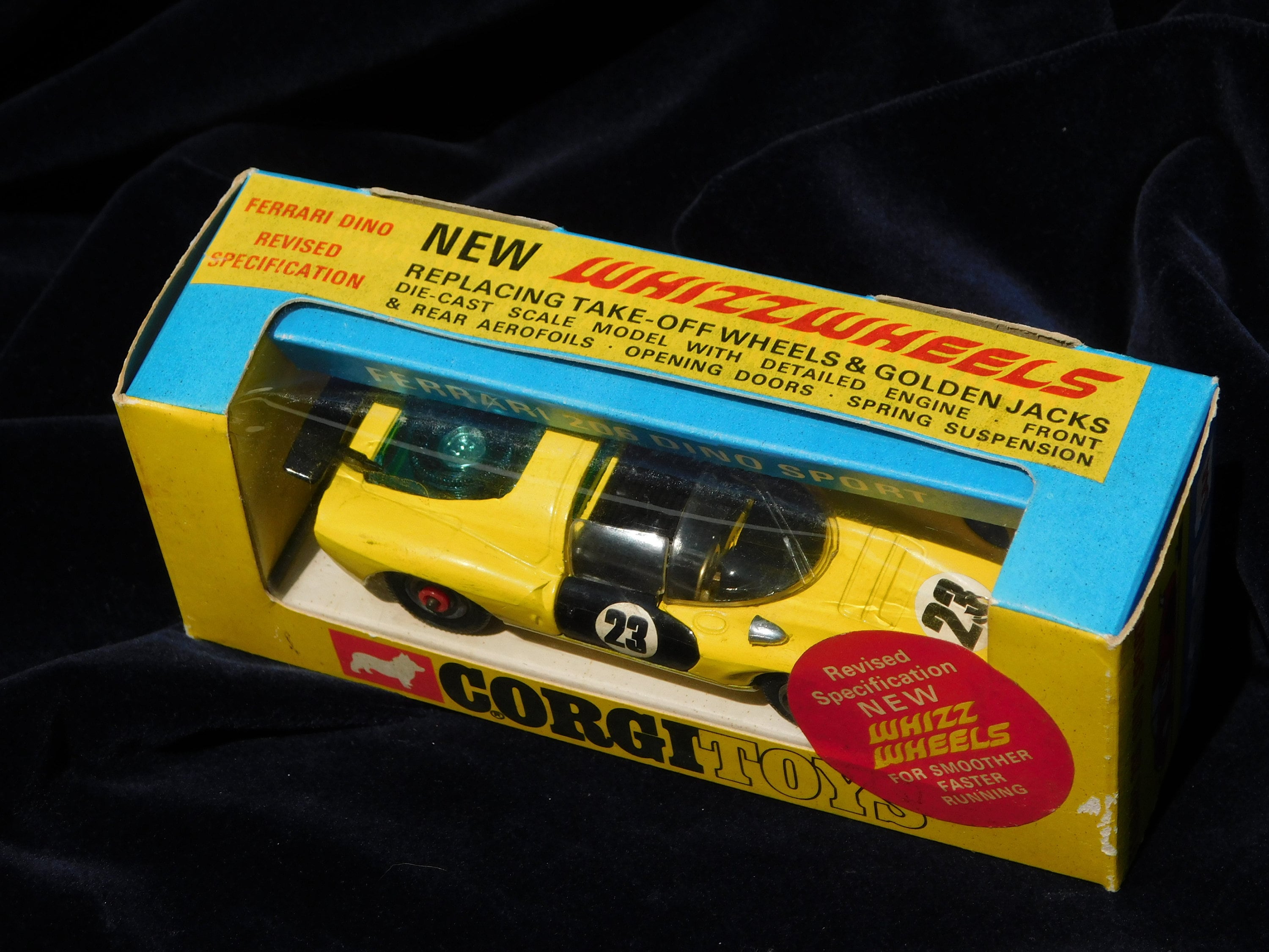 CORGI TOYS 344 FERRARI 206 Dino Sport Diecast Scale Model+