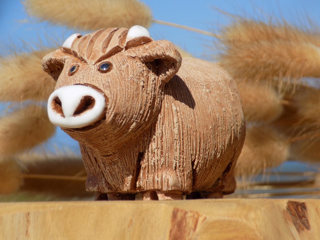 Artesania Rinconada 馬　ヴィンテージ　陶器 VINTAGE ARTESANIA RINCONADA Hand Made in Uruguay Ceramic Bull