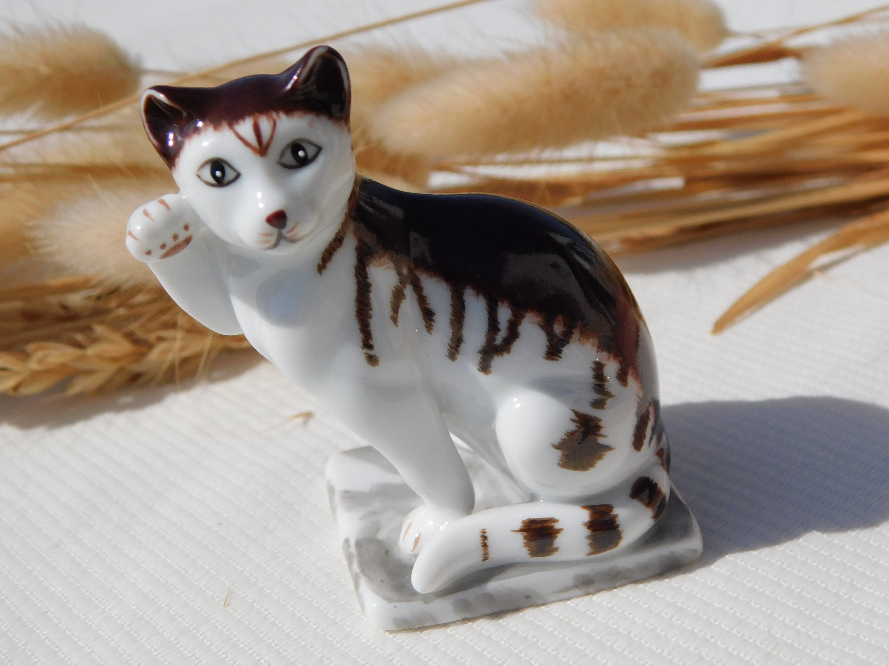 フランクリン ミント 1988 Hand painted Cat フランクリン ミント 1988 Hand painted Cat フランクリン