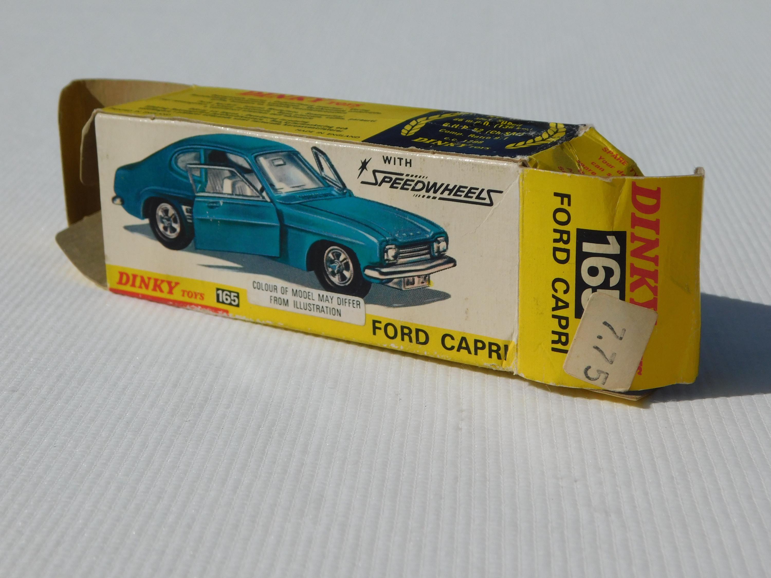 DINKY TOYS #165 FORD Capri.dinky Toys England Diecast Scale Model