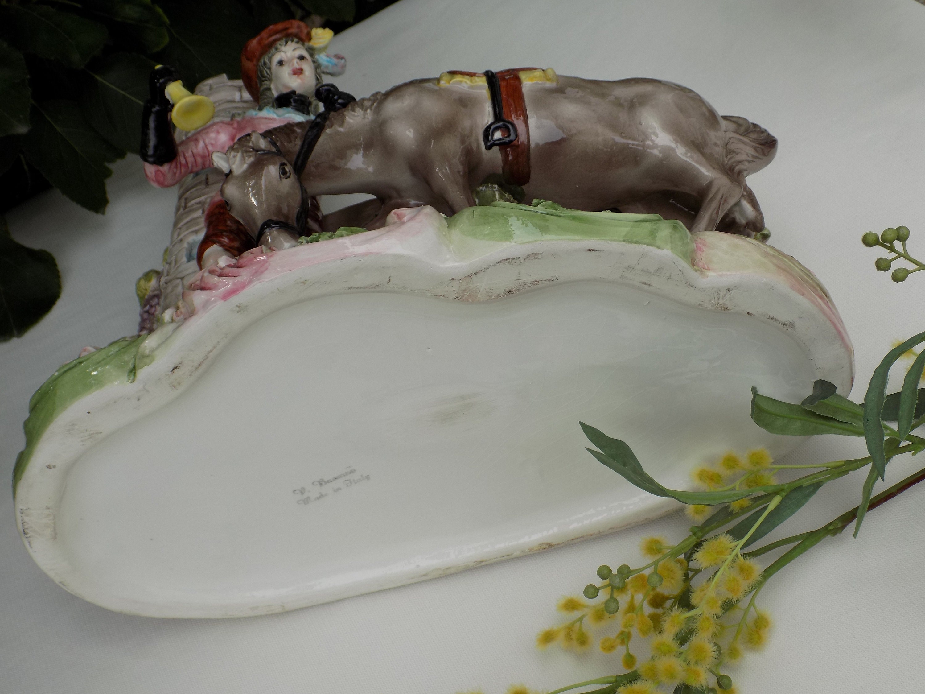 BASSANO ITALY CERAMIC Floral Planter.vintage V.bassano Italian Etsy