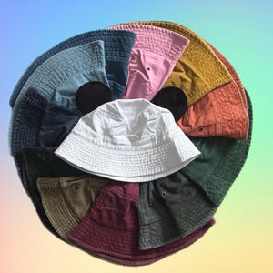 Distressed Mouse Ear Bucket Hat *NO RESTOCKS*