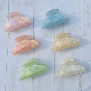Rhinestone Mouse Claw Clips